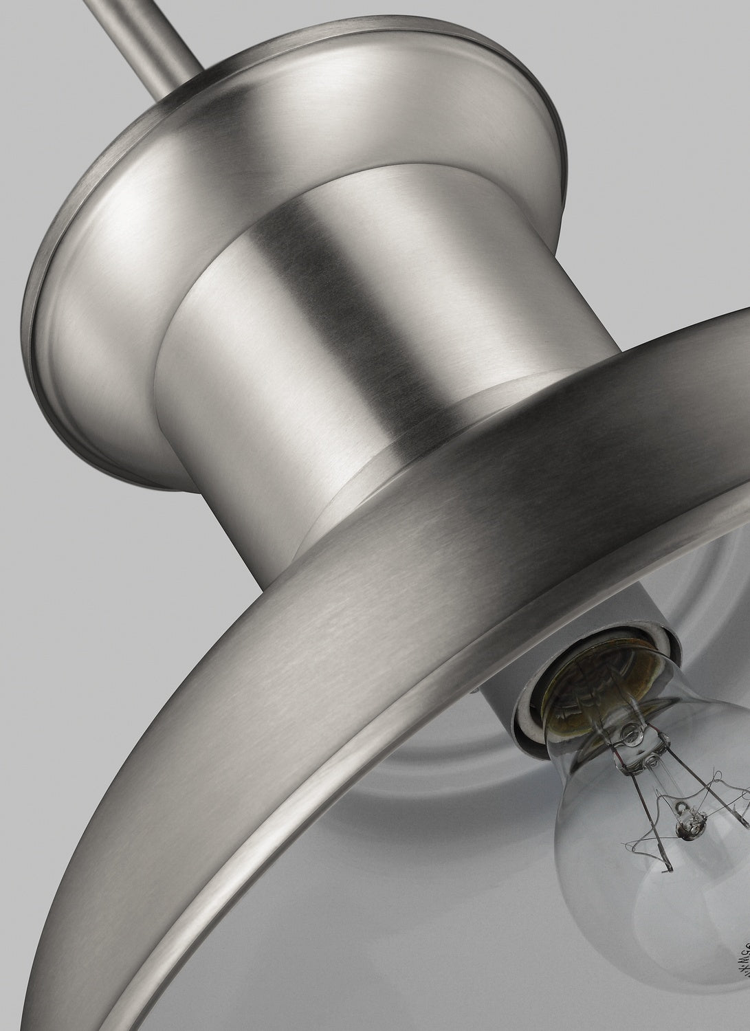 Generation Lighting - 6247701-04 - One Light Outdoor Pendant - Fredricksburg - Satin Aluminum