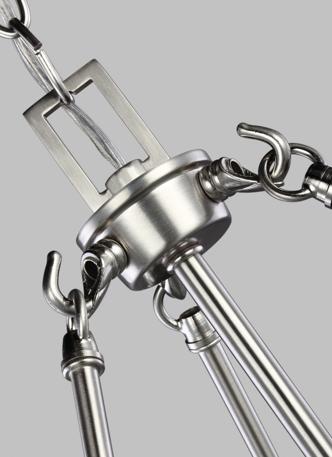 Generation Lighting - 6615203-962 - Three Light Pendant - Kerrville - Brushed Nickel