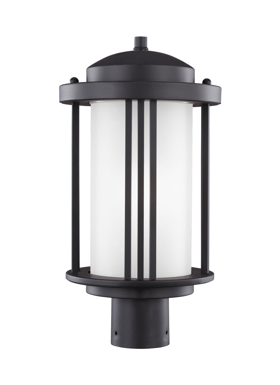 Generation Lighting. - 8247901-12 - One Light Outdoor Post Lantern - Crowell - Black