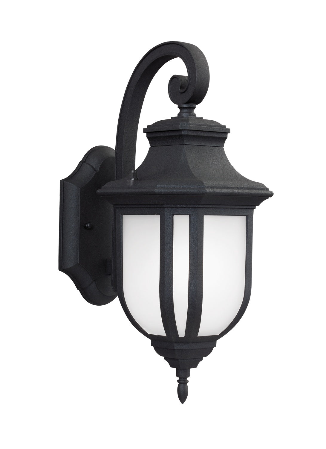 Generation Lighting. - 8636301-12 - One Light Outdoor Wall Lantern - Childress - Black