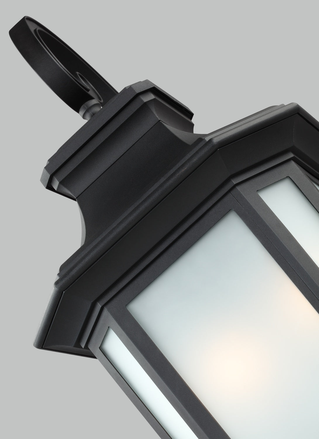 Generation Lighting. - 8736301-12 - One Light Outdoor Wall Lantern - Childress - Black