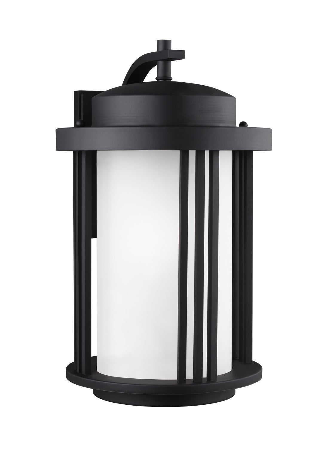 Generation Lighting. - 8847901-12 - One Light Outdoor Wall Lantern - Crowell - Black