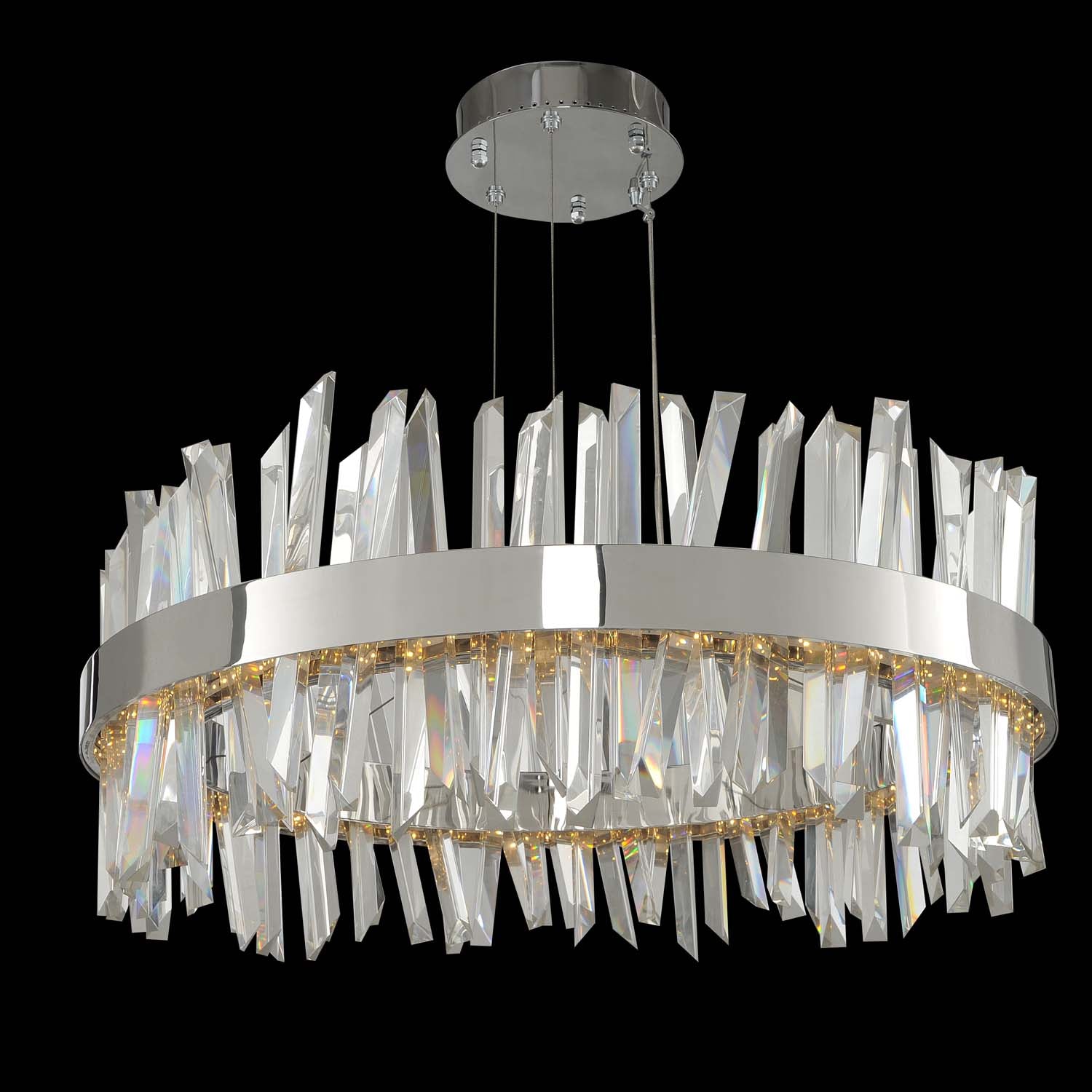 Allegri - 030254-010 - LED Pendant - Glacier - Chrome