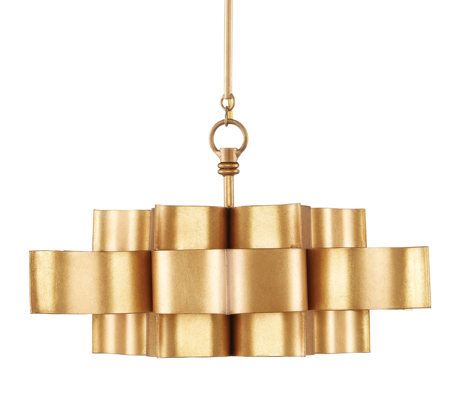 Currey and Company - 9944 - One Light Chandelier - Grand - Antique Gold Leaf