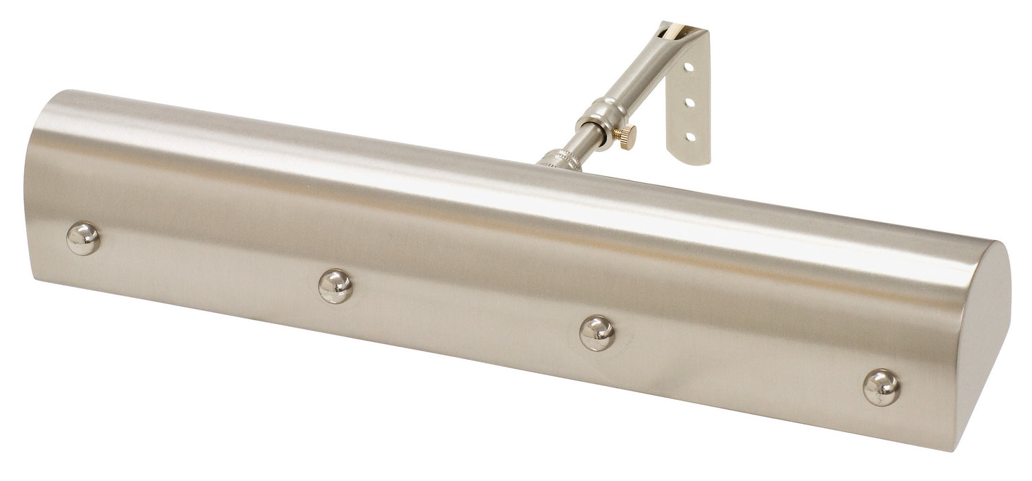 House of Troy - TB14-SN/PN - Two Light Picture Light - Classic Traditional - Satin Nickel with Polished Nickel Accents