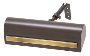 House of Troy - TS8-MB/AB - One Light Picture Light - Classic Traditional - Mahogany Bronze with Antique Brass Accents