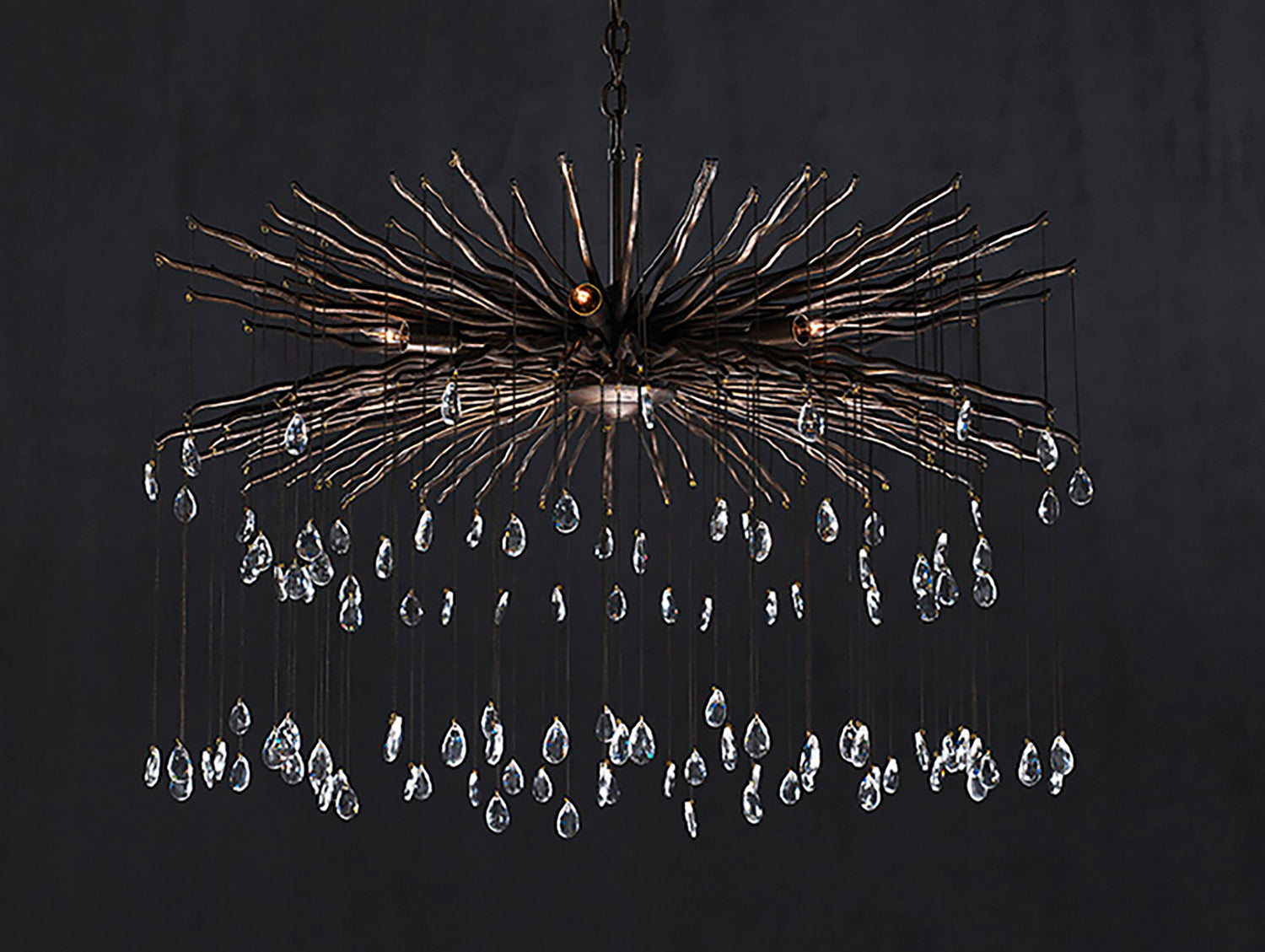 Currey and Company - 9451 - Six Light Chandelier - Fen - Cupertino