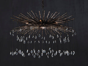 Currey and Company - 9451 - Six Light Chandelier - Fen - Cupertino