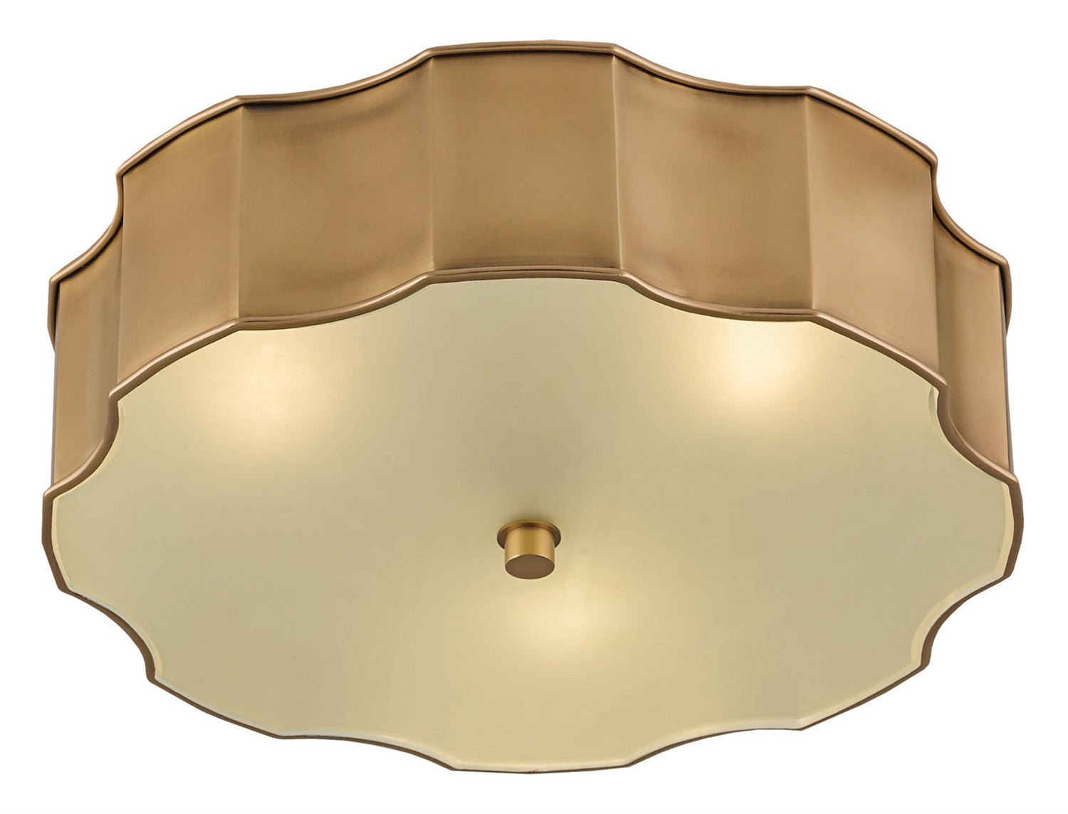 Currey and Company - 9999-0001 - LED Flush Mount - Wexford - Antique Brass