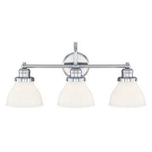 Capital Lighting - 8303CH-128 - Three Light Vanity - Baxter - Chrome