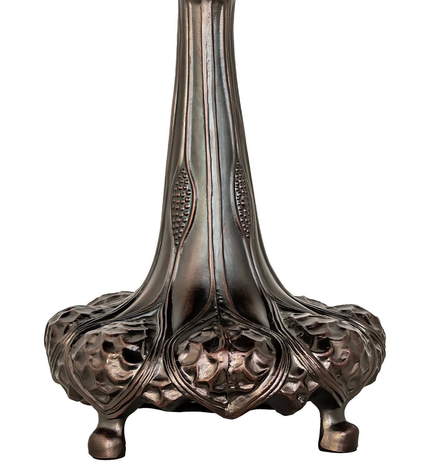 Meyda Tiffany - 15441 - Three Light Table Base Hardware - Golden Lily - Mahogany Bronze