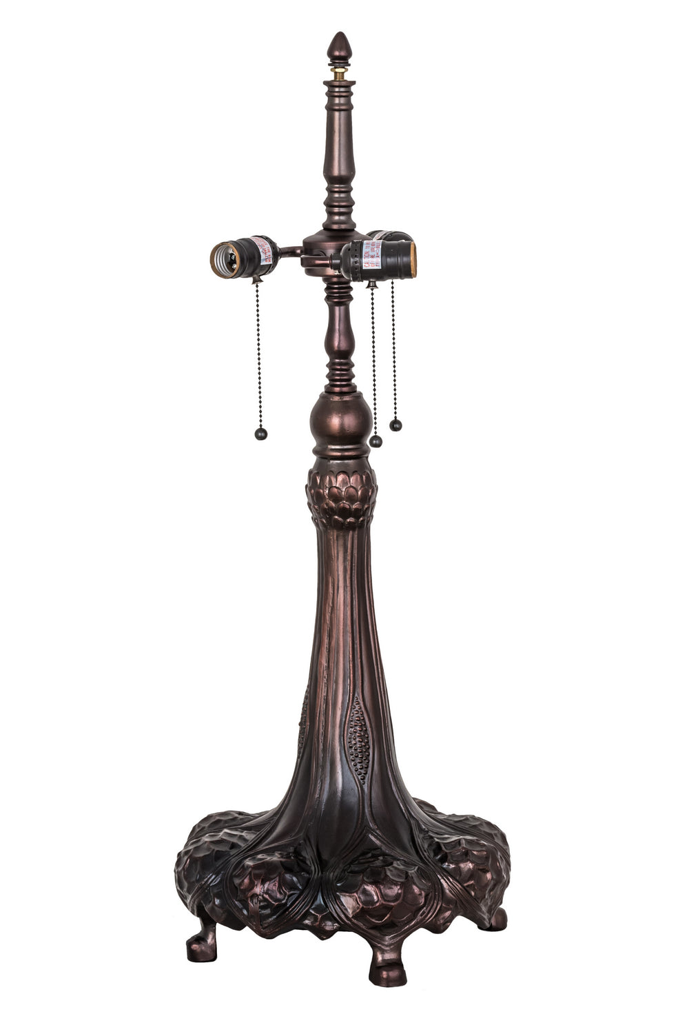 Meyda Tiffany - 15441 - Three Light Table Base Hardware - Golden Lily - Mahogany Bronze