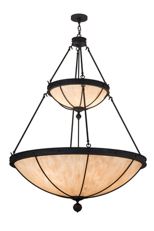 Meyda Tiffany - 156868 - Eight Light Pendant - Freya - Costello Black