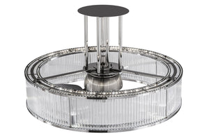 Meyda Tiffany - 165603 - LED Chandel-Air - Marquee - Polished Stainless Steel