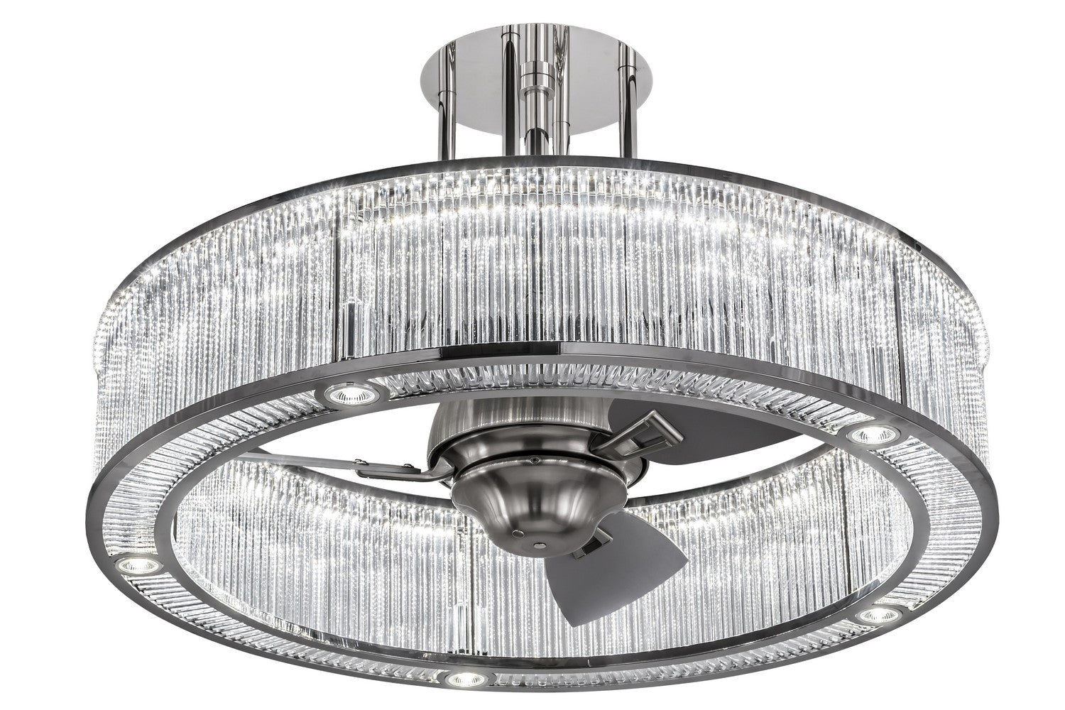 Meyda Tiffany - 165603 - LED Chandel-Air - Marquee - Polished Stainless Steel