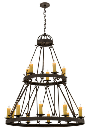 Meyda Tiffany - 172303 - 15 Light Chandelier - Lakeshore - Gilded Tobacco