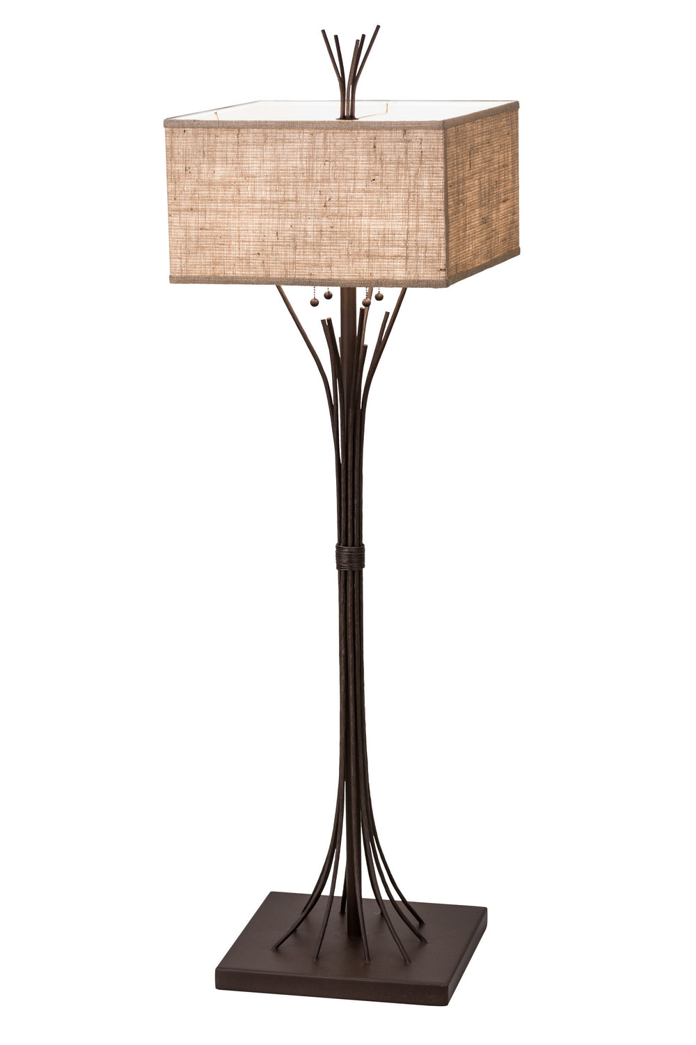 Meyda Tiffany - 172409 - Four Light Floor Lamp - Ramus - Cafe Noir