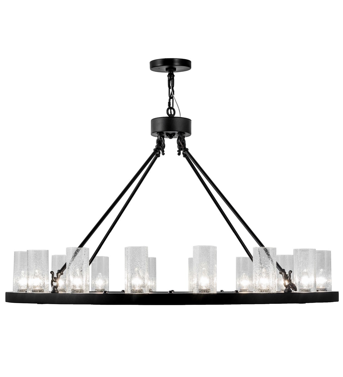 Meyda Tiffany - 172511 - 16 Light Chandelier - Loxley - Textured Black