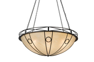 Meyda Tiffany - 172640 - Eight Light Pendant - Pelican Bay - Solar Black