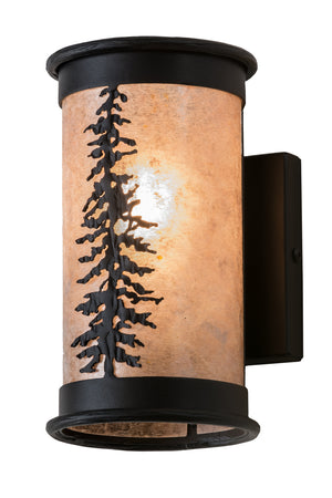 Meyda Tiffany - 173132 - Two Light Wall Sconce - Tall Pines - Textured Black