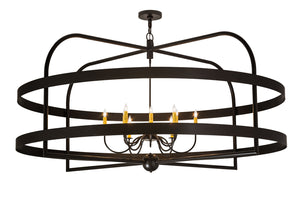 Meyda Tiffany - 173570 - 12 Light Chandelier - Aldari - Timeless Bronze