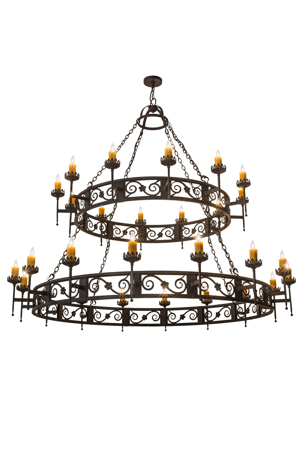 Meyda Tiffany - 174181 - 28 Light Chandelier - Majella - Coffee Bean