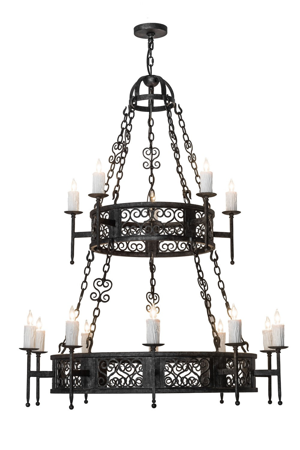 Meyda Tiffany - 174330 - 15 Light Chandelier - Toscano - Smoke