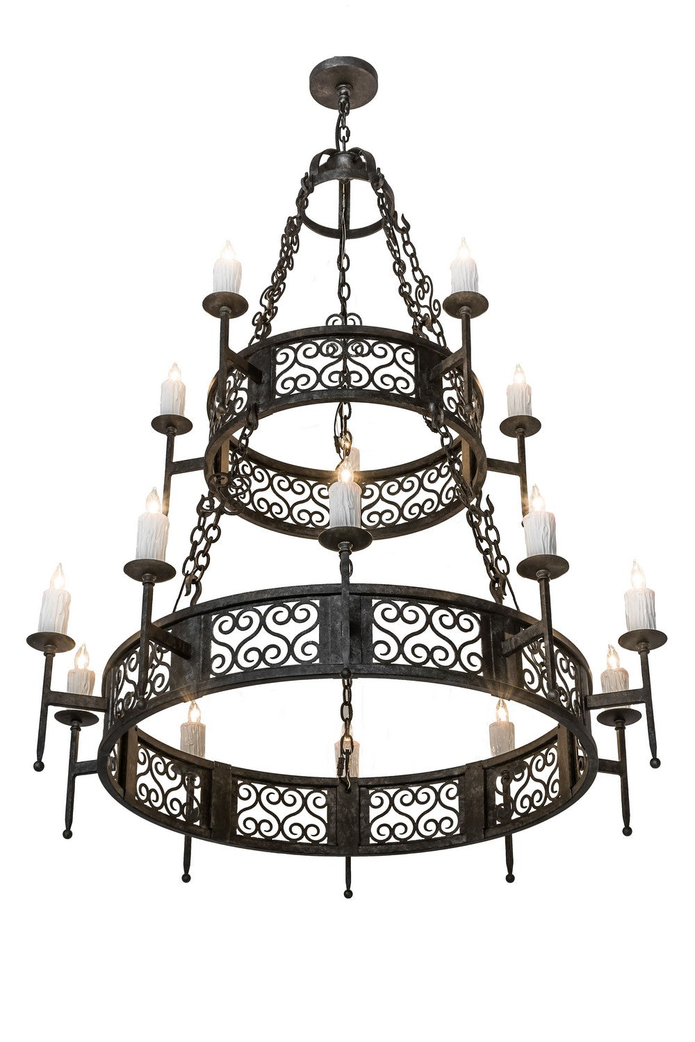 Meyda Tiffany - 174330 - 15 Light Chandelier - Toscano - Smoke