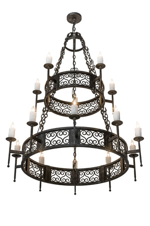 Meyda Tiffany - 174330 - 15 Light Chandelier - Toscano - Smoke