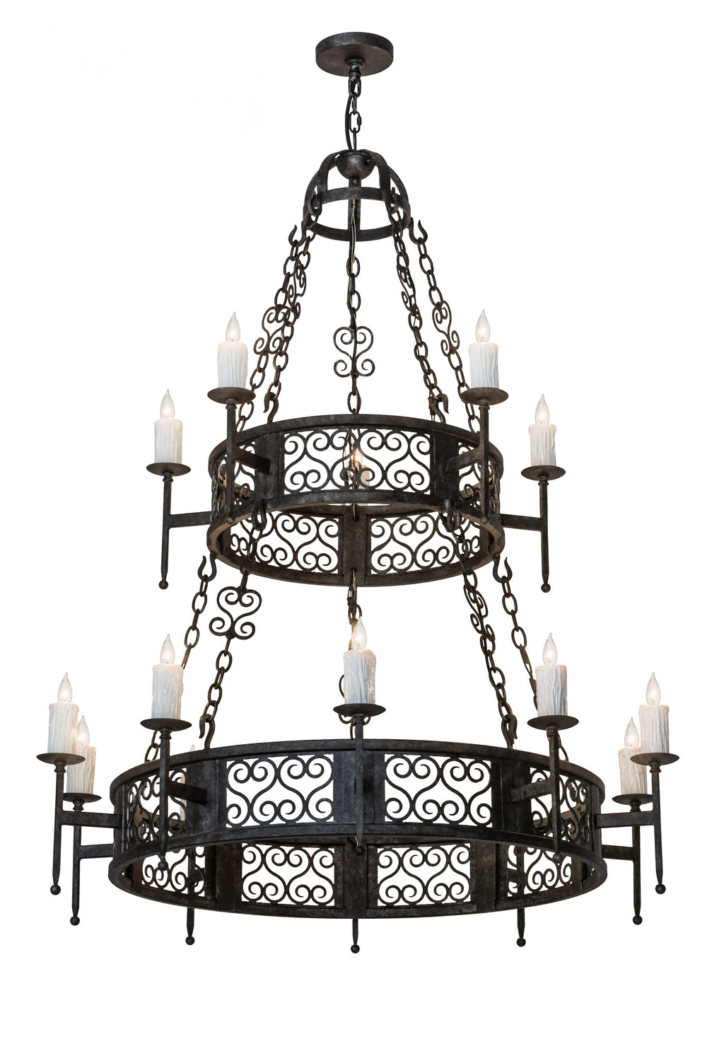 Meyda Tiffany - 174330 - 15 Light Chandelier - Toscano - Smoke