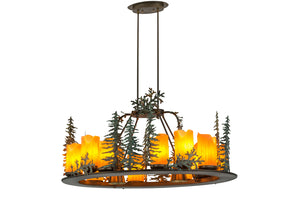 Meyda Tiffany - 174864 - 14 Light Chandelier - Tall Pines - Antique Copper