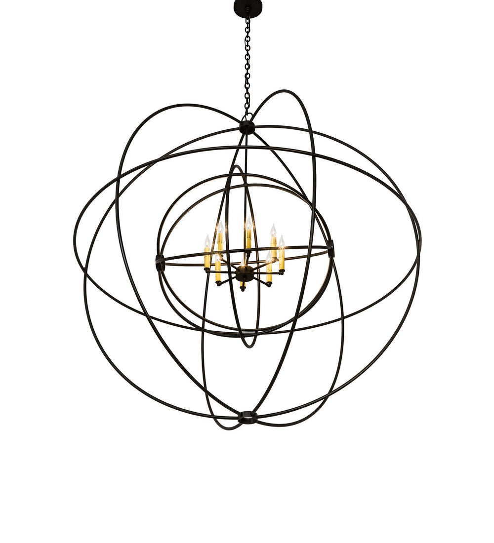 Meyda Tiffany - 175340 - Eight Light Chandelier - Atom Enerjisi - Timeless Bronze