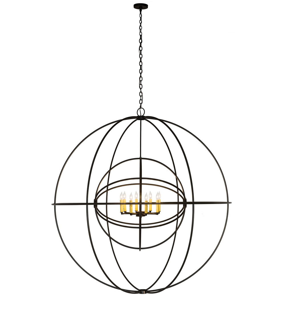 Meyda Tiffany - 175340 - Eight Light Chandelier - Atom Enerjisi - Timeless Bronze