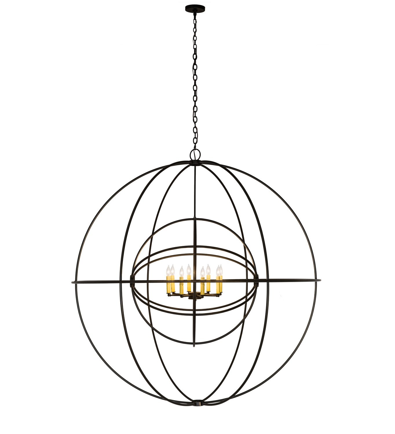 Meyda Tiffany - 175340 - Eight Light Chandelier - Atom Enerjisi - Timeless Bronze