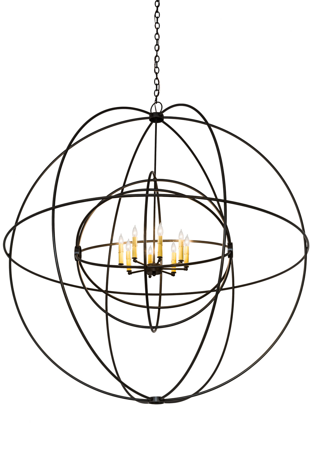 Meyda Tiffany - 175340 - Eight Light Chandelier - Atom Enerjisi - Timeless Bronze