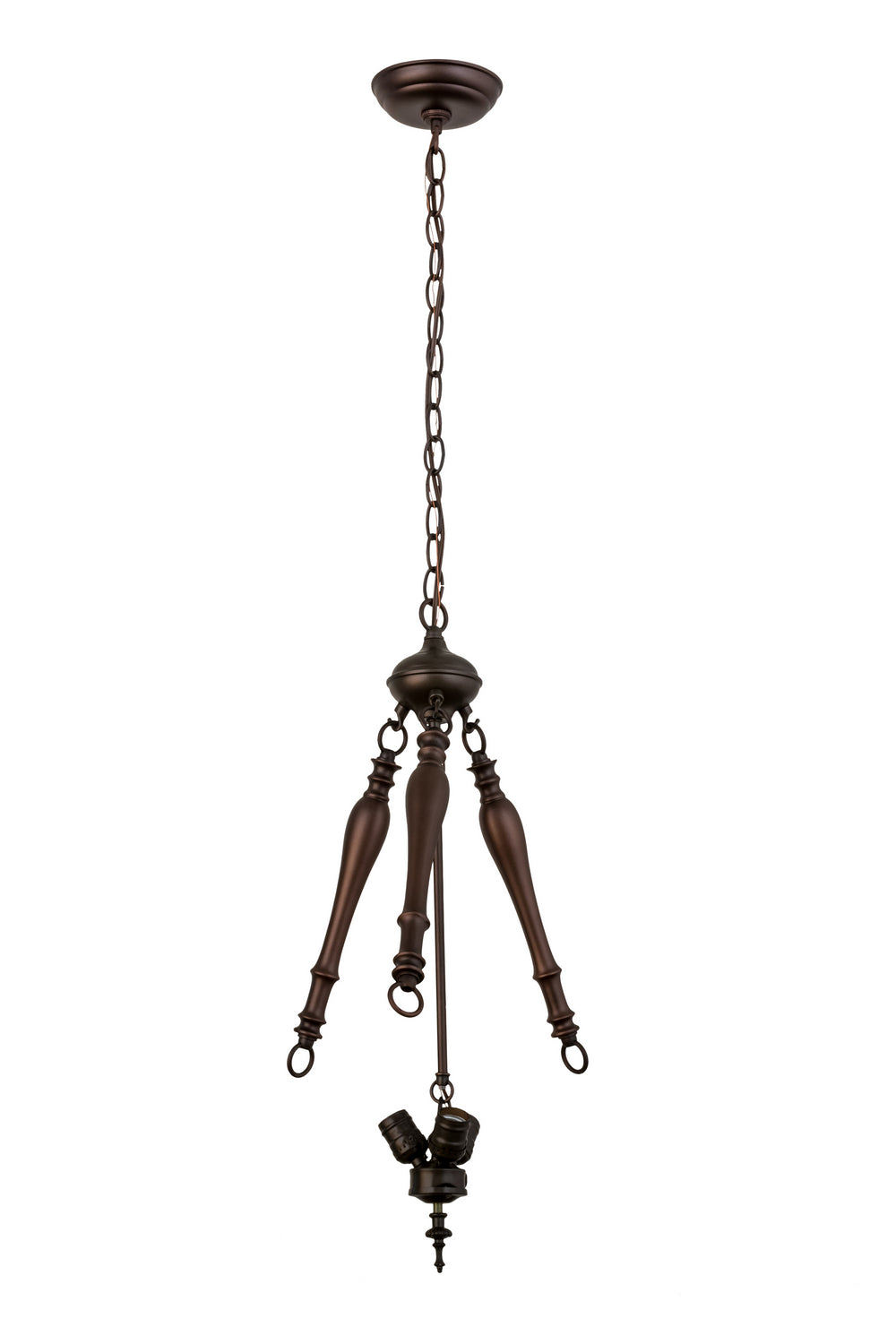 Meyda Tiffany - 30459 - Three Light Pendant Hardware - Revival - Mahogany Bronze