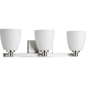 Progress Lighting - P2167-09 - Three Light Bath Bracket - Fleet - Brushed Nickel