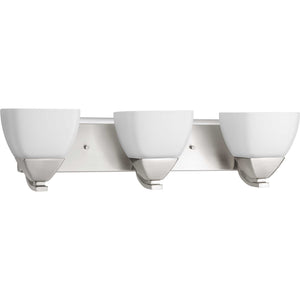 Progress Lighting - P2702-09 - Three Light Bath Bracket - Appeal - Brushed Nickel