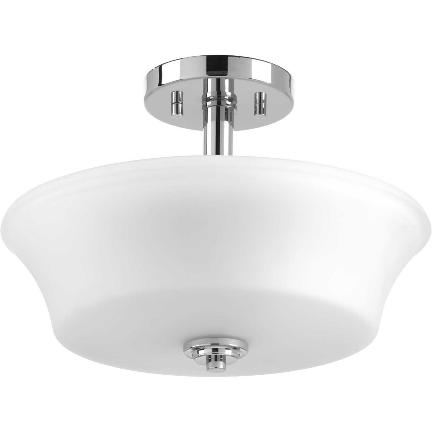 Progress Lighting - P3644-15 - Two Light Semi-Flush Convertible - Cascadia - Polished Chrome