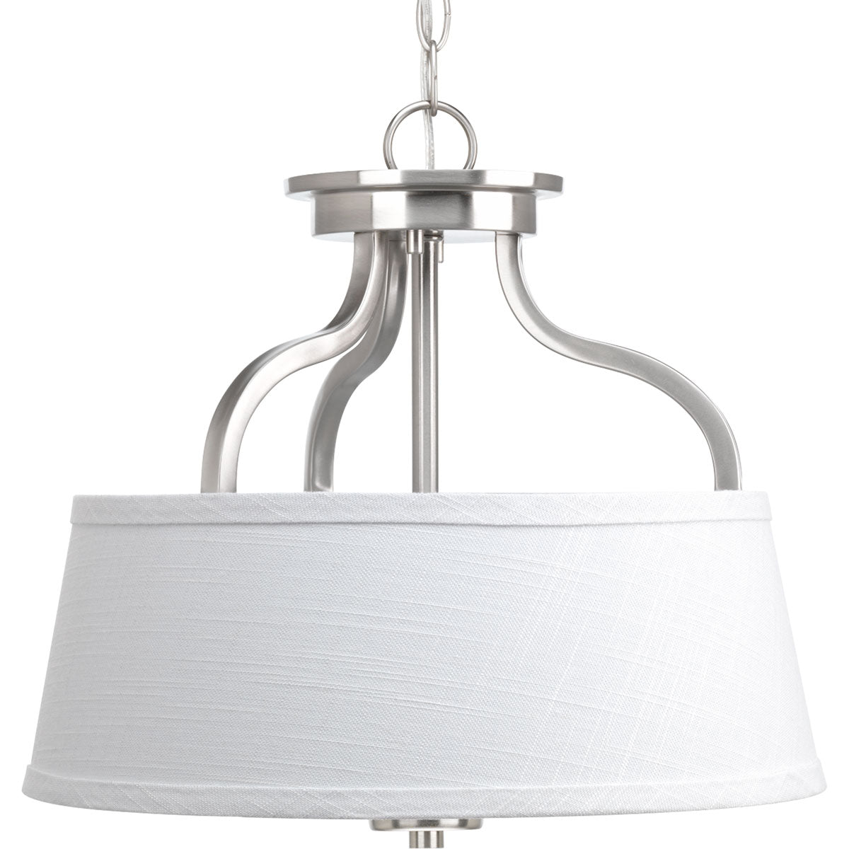 Progress Lighting - P3720-09 - Two Light Semi-Flush Mount - Arden - Brushed Nickel