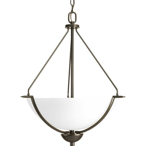 Progress Lighting - P3912-20W - Three Light Pendant - Bravo - Antique Bronze