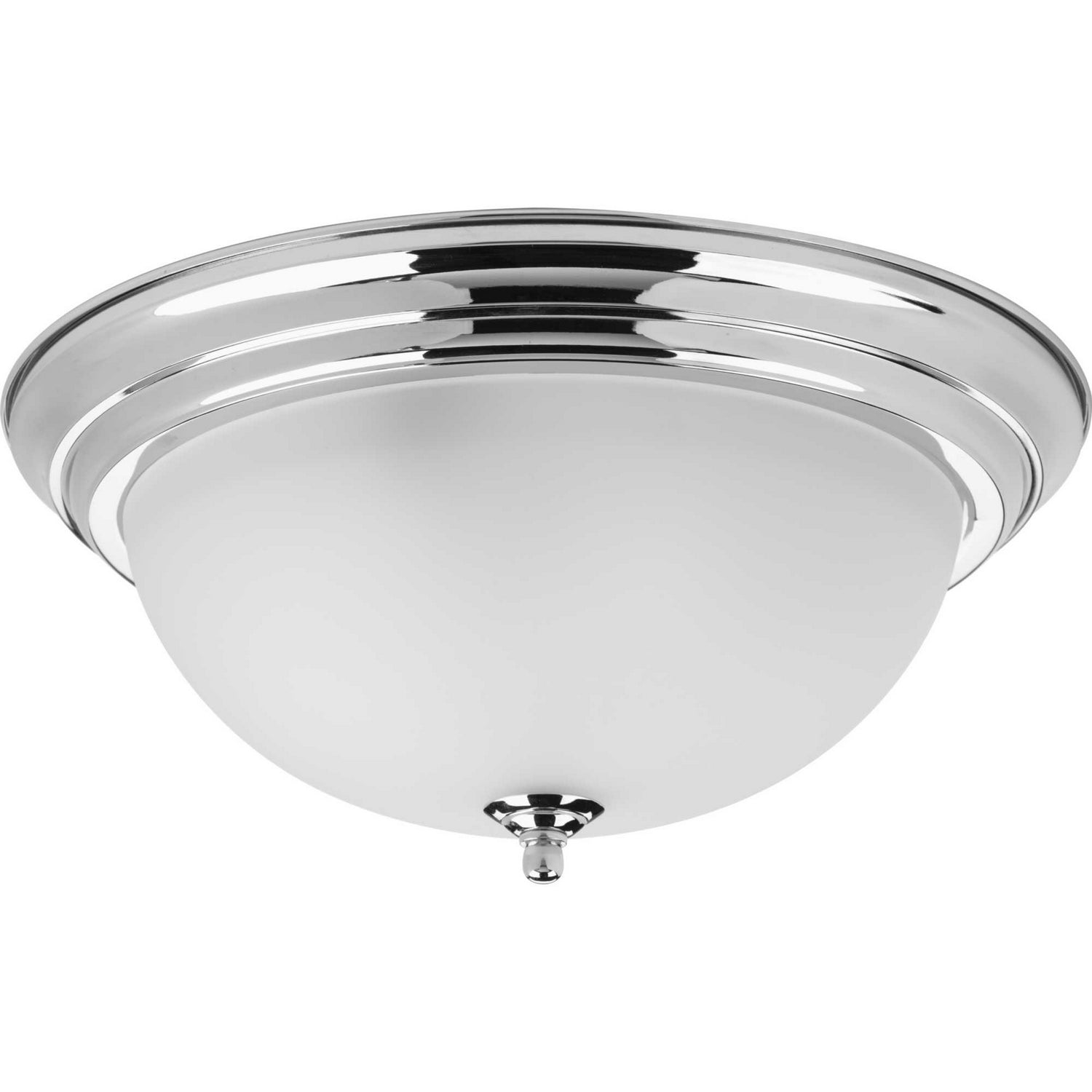 Progress Lighting - P3926-15ET - Three Light Flush Mount - Dome Glass - Etched - Polished Chrome