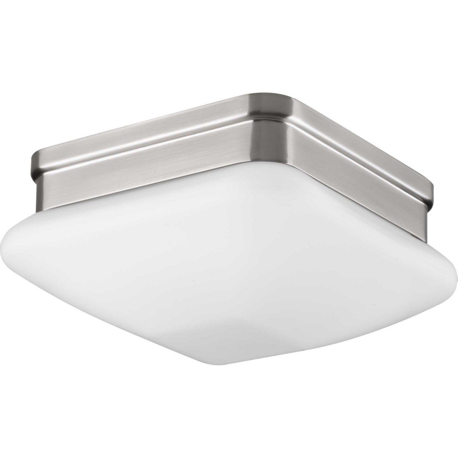 Progress Lighting - P3991-09 - One Light Flush Mount - Appeal - Opal - Brushed Nickel