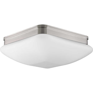 Progress Lighting - P3992-09 - Three Light Flush Mount - Appeal - Opal - Brushed Nickel