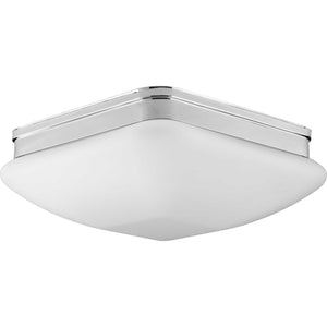 Progress Lighting - P3992-15 - Three Light Flush Mount - Appeal - Opal - Polished Chrome