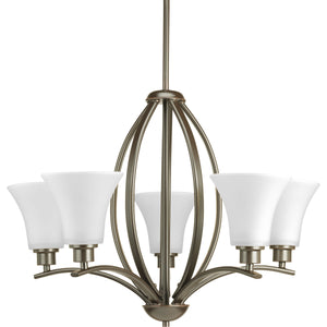 Progress Lighting - P4490-20W - Five Light Chandelier - Joy - Antique Bronze