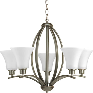 Progress Lighting - P4490-20W - Five Light Chandelier - Joy - Antique Bronze