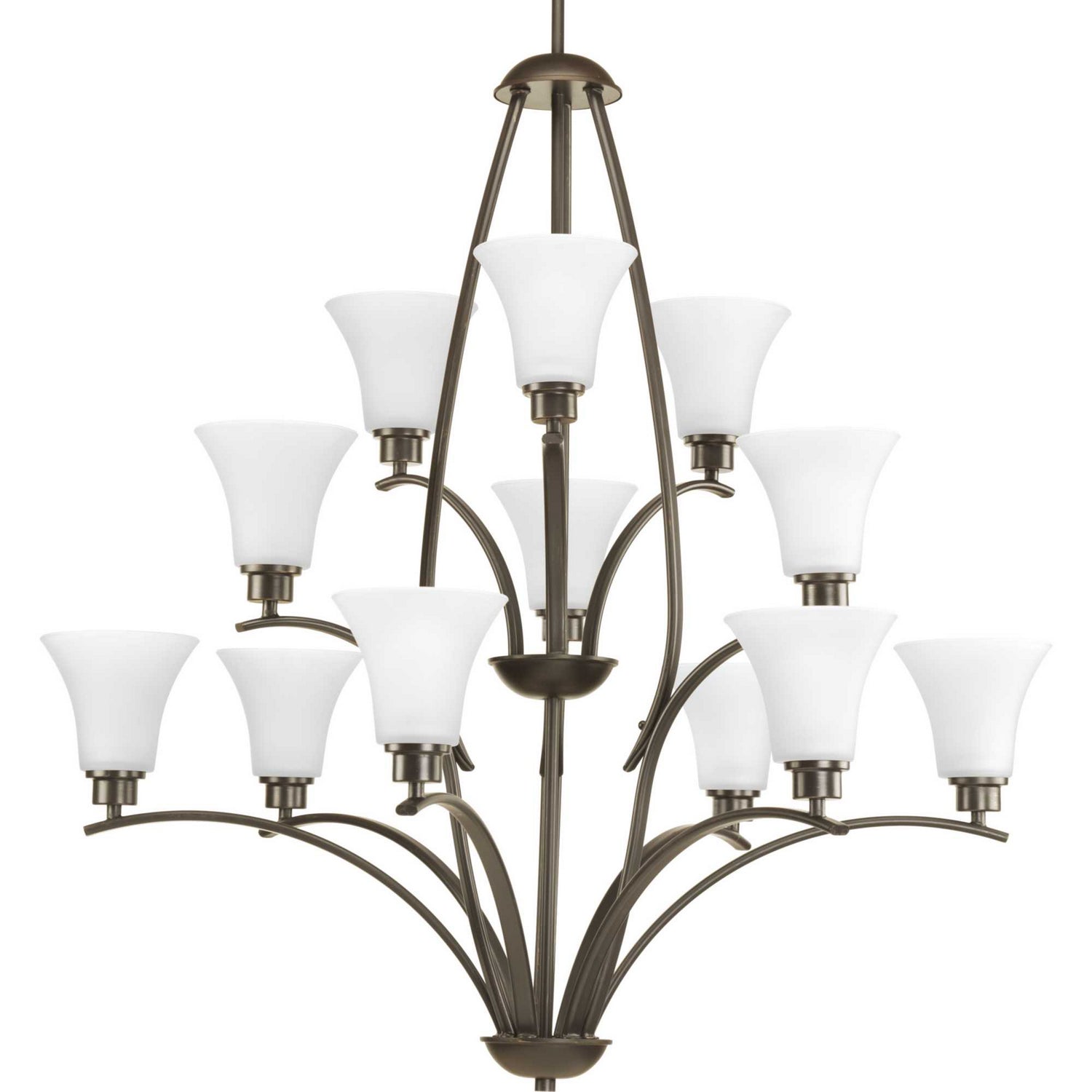 Progress Lighting - P4497-20W - 12 Light Chandelier - Joy - Antique Bronze