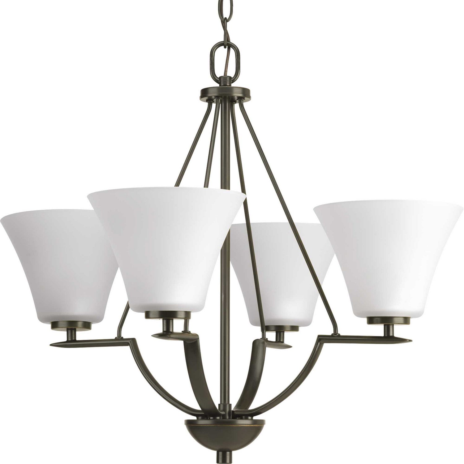 Progress Lighting - P4622-20W - Four Light Chandelier - Bravo - Antique Bronze