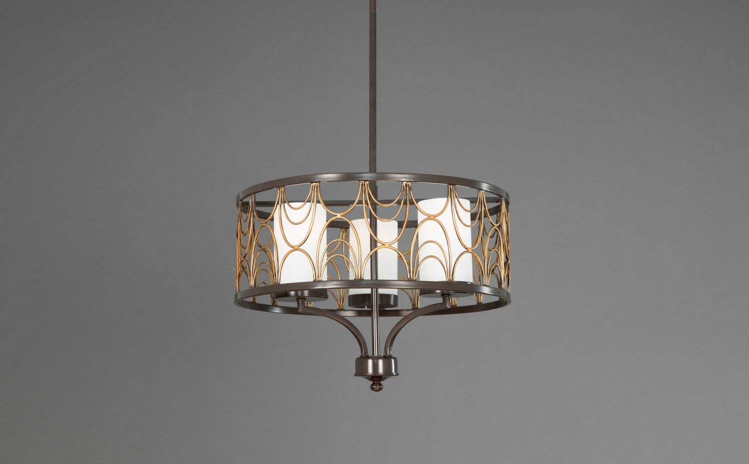 Progress Lighting - P4699-20 - Three Light Chandelier - Cirrine - Antique Bronze